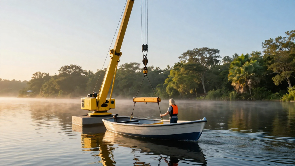 How to Lift a Boat Out of the Water Safely
