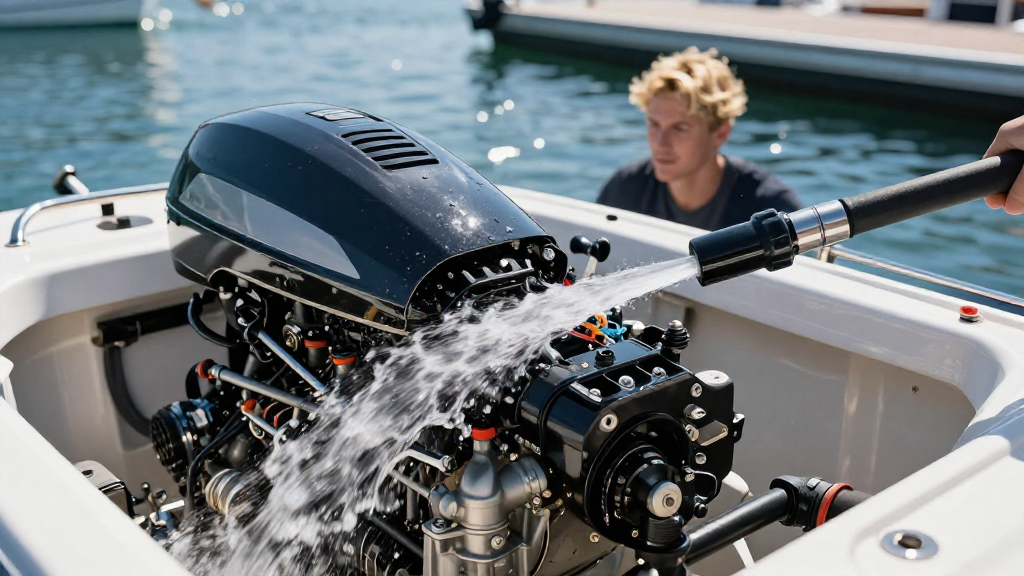 How to Flush a Boat Engine to Prevent Salt Build-up